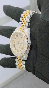 Reloj Tourbillon con Moissanita VVS 2025, Acero Inoxidable, Mecánico, con Diamantes, Estilo Deportivo de Lujo, ETA Automático, Analógico, Cristal, para Hombre y Mujer - Product Image 2