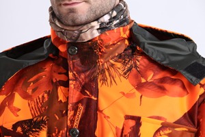 Orange Chasse Chasse Vestes Isolé Hiver Hommes Canard Sauvagine Vêtements Polaire Upland Imperméable Camouflage Costumes Ensembles Blaze - Product Image 5
