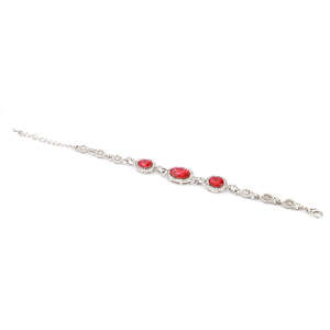 Women's Fancy <b>Bracelet</b> - <b>Red</b> - Product Image 2
