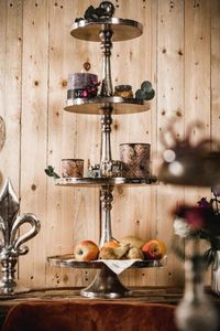 ที่วางคุ้กกี้ชุบสังกะสีแบบตั้งสำหรับทำขนมมัฟฟินเค้กคริสต์มาสจานสำหรับบ้านและเครื่องครัว - Product Image 3