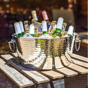 Standard Design Bar Ware Wine <b>Tub</b> Premium Quality Copper Wine <b>Tub</b> For Hot Selling Wine Bucket By Indian <b>Metal</b> World - Product Image 6