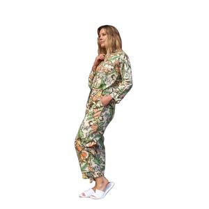 Ensemble de vêtements de nuit pour femmes en pur coton imprimé floral vêtements de nuit d'été doux avec sangle spaghetti pour dormir se prélasser demoiselle d'honneur PJ's - Product Image 1