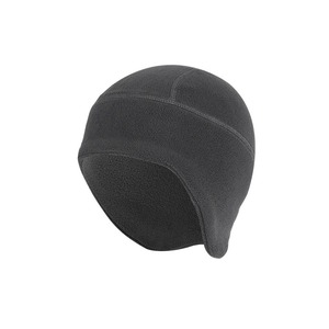 Automne Hip Hop hommes coupe-vent polaire bonnet couleur unie chaud Bonnet pour cyclisme course à pied utilisation de la plage - Product Image 2
