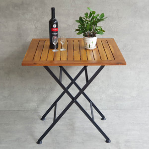 REFORD 75x75cm Folding Outdoor <b>Table</b> Modern Portable <b>Garden</b> Rectangle <b>Table</b> <b>Foldable</b> Kitchen Courtyard Furniture CFD68089 - Product Image 5