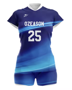 Nouvel arrivage Ensemble de maillots de volley-ball classiques pour hommes Prix de gros unisexe Conçu et imprimé sur mesure - Product Image 3