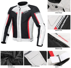 Combinaison de moto en cuir imperméable, best-seller, haute qualité, combinaison de course pour hommes, veste de moto en Cordura pour l'hiver - Product Image 6