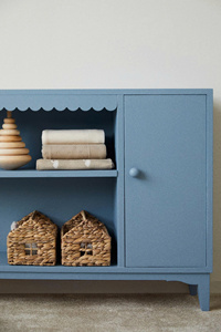 Panier d'enfant en forme de maison en jacinthe d'eau faite à la main avec poignée rangement écologique pour enfants et organisateur de cadeaux fabriqué au Vietnam - Product Image 3