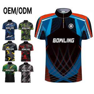 Nueva llegada Top moda Venta caliente personalizado sublimado bolos Polo jersey de secado rápido transpirable equipo deportes OEM personalizado su diseño - Product Image 1