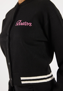 Blouson universitaire unisexe, doublure matelassée légère, chaud, décontracté, streetwear, coupe athlétique, broderie personnalisée - Product Image 5