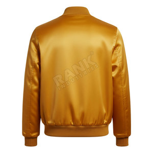 Lightweight Fashion Wear Satin Varsity Jacket Winter Jacket Stylish Streetwear Outerwear Satin Varsity Jacket - Product Image 2