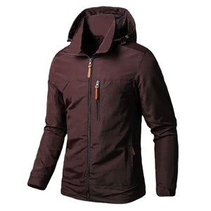 Vestes coupe-vent de haute qualité pour l'automne, imperméables, coupe-vent, respirantes, séchage rapide, fermeture éclair sur le devant, service OEM unisexe 2026 - Product Image 1