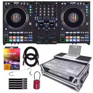 Nuevo controlador de DJ motorizado de 4 canales Raness PERFORMER con vástago con paquete de estuche - Product Image 1