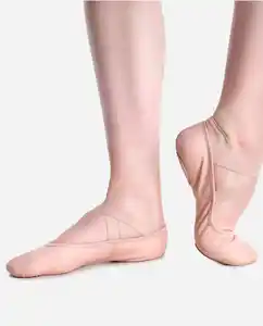 Leder Ballett-Geteilte Alleinschuhen Tanzschuhe Tanzschuhe Schuhe für Tanzschulen Jazz-Tanz-Schuhe Übungs-Balletschuhe
