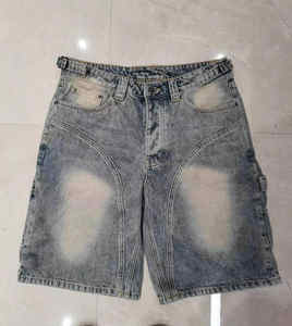 Pantalones Cortos Vaqueros de Mezclilla Vintage para Hombre - Product Image 6