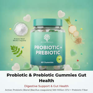 Gummies Probiotiques & Prébiotiques pour la Santé Intestinale 60 Unités OEM Marque Privée Italie RedMoringa - Product Image 3