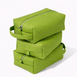 Sac à main rétro en cuir véritable Crazy Horse pour homme, sac de rangement cosmétique pour femme - Product Image 4