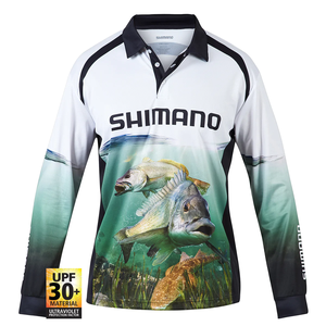 Camisa de pesca transpirable fresca y seca para sublimación Desgaste cómodo para pescadores - Product Image 1