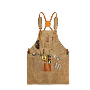 Durable High Quality <b>Leather</b> <b>Apron</b> for Welding Protection Customizable Colors Designs Unisex Industrial Safety <b>Apron</b> (All Sizes - Product Image 1