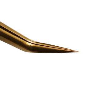Pince à cils de haute qualité pour l'application d'extension de cils de volume outil de cils en acier inoxydable anti-magnétique à pointe fine à vendre - Product Image 5