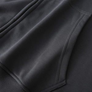 Sudadera con Capucha y Cremallera Completa para Hombre, Estilo Urbano, Unisex, de Algodón y Poliéster Grueso, con Diseño de Balaclava Ninja - Product Image 3