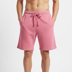 Trendy <b>Men</b> Fleece <b>Shorts</b> Gym Workout Athletic Training Quick Dry Breathable Soft Cotton Sportswear Casual Streetwear Solid - Product Image 1