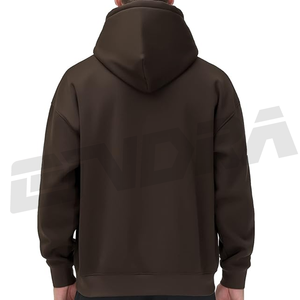 Sweat à capuche en molleton pour hommes coupe ample sweat à capuche ultra doux avec poches décontracté chaud hiver vêtements de sport haut de style de rue - Product Image 4