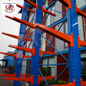 Cantilever <b>Racking</b> <b>System</b> with Adjustable Arms Open Front Design for Long and Bulky Material Storage - Product Image 6