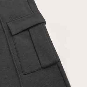 Nouveauté Ensemble de vêtements de sport pour homme Sweat-shirt à capuche avec fermeture éclair Multiples poches Pantalon de jogging respirant pour la salle de sport en plein air - Product Image 5