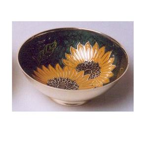 Bol de service moderne en métal avec finition personnalisée, motif imprimé, pour table à manger, chocolat, riz, dattes - Product Image 4