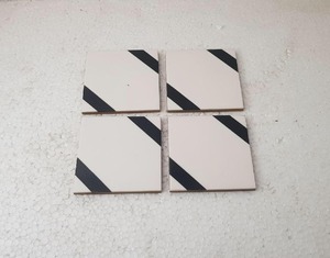 Dessous de verre en incrustation d'os Design rectangle écologique moderne 4x4 pouces pour hôtels, maisons et restaurants fabriqués en Inde - Product Image 2