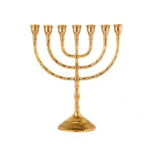 Bougeoir en métal, décoration intérieure pour événement, fait à la main avec une finition de haute qualité, chandelier en métal Antique et moderne plaqué or - Product Image 3