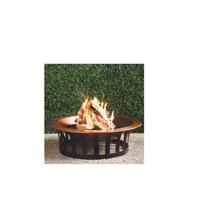Luxury artisan <b>fire</b> <b>pit</b> made from copper and iron materials for upscale outdoor designs and landscape architecture - Product Image 6