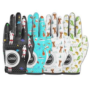 Premium Genuine Sheepskin Leather Golf <b>Glove</b> Digital Printing <b>Men's</b> Left Hand Cabretta Leather Golf <b>Gloves</b> - Product Image 6