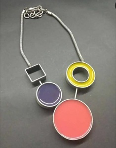 Los productos más populares que llegan al mercado, resina de alta calidad con COLLAR COLGANTE de Metal para collares, conjuntos de accesorios de joyería - Product Image 1
