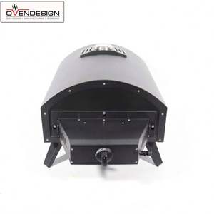 Four à Pizza au <span class=keywords><strong>Propane</strong></span> noir extérieur économique de <span class=keywords><strong>13</strong></span> pouces, cuisine mobile barbecue au gaz naturel four à Pizza avec tiroir coulissant - Product Image 5