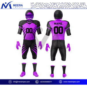 OEM al por mayor nuevo diseño de fútbol americano uniforme transpirable sublimación impresa EE. UU. uniforme de fútbol hecho en Pakistán - Product Image 2