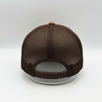Gorras de Camionero con Parche de Cuero con Logotipo Personalizado de Vietnam, Gorras de Camionero con Estampado de Camuflaje de Pato, Gorra de Camionero de 6 Paneles, Gorras de Camionero 112, Gorras de Malla