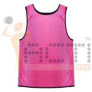 Mesh <b>Sports</b> Vest Soccer Vest 100% Polyester Training <b>Bibs</b> for Adults With Custom Logo - Product Image 3