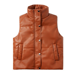 Chaleco acolchado sin mangas acolchado Unisex de alta calidad 2024, nueva chaqueta de burbuja de invierno personalizada para hombres y mujeres - Product Image 1
