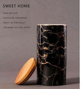 Gold-Finished Galvanized <b>Storage</b> <b>Container</b> With Glass Lid Multipurpose Organizer Ideal For <b>Kitchen</b> Pantry And Home Uses Or Gift - Product Image 2