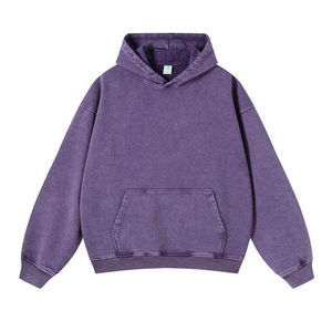 100% coton polaire lourd hommes respirant vierge fermeture éclair sweats à capuche Logo personnalisé étiquette grande taille lavage à l'acide sweats à capuche prix pas cher - Product Image 6