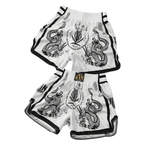 Short de Muay Thaï personnalisé pour arts martiaux sublimé OEM Équipement de kickboxing et short de grappling Fabricant d'équipement MMA de qualité supérieure - Product Image 6