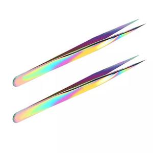 Pinzas de extensión de pestañas, herramienta de acero inoxidable, cuidado Personal, gran oferta - Product Image 4