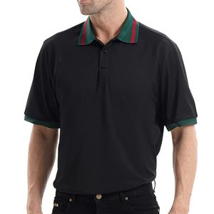 เสื้อโปโลผ้าคอตตอนผ้าโพลีเอสเตอร์สำหรับผู้ชายเสื้อโปโลผ้า100% ปักลายโลโก้แบบหลากสี - Product Image 5