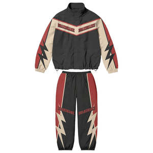 Chaqueta Deportiva Personalizada de Estilo Urbano con Cremallera, Sublimada, Vintage, Impermeable, Conjunto de Ropa Deportiva para Hombre - Product Image 5