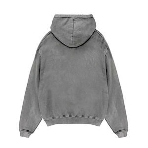 Factory Best Quality Custom Logo Winter 100% Cotton Pullover <b>Hoodies</b> for <b>Men</b> Women Breathable Quick Dry Unisex Use Acid Wash - Product Image 2