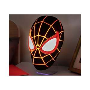 Lámpara Decorativa LED de Miles Morales Spider-Man Aprox. Lámpara de máscara de 22 cm de altura - Product Image 1