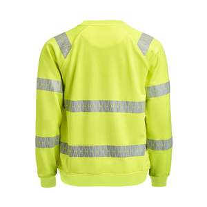 Sweat-shirt en polyester, sweat-shirts de sécurité haute visibilité avec bande réfléchissante, logo personnalisable - Product Image 5