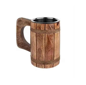 Tasses personnalisées en bois de manguier de qualité supérieure, fabriquées à la main, écologiques, compatibles micro-ondes, pour boissons, café, meilleur choix - Product Image 3