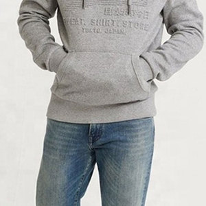 Sweat à capuche en relief pour hommes quantité minimale de commande bas Qualité supérieure Meilleur prix Sweats à capuche en relief Prix de gros Sweat à capuche fabriqué au Pakistan - Product Image 6
